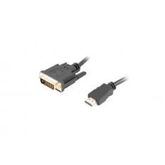 Cable hdmi lanberg macho dvi - d 24+1