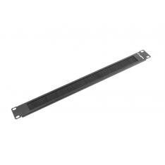 Brush panel lanberg 1u negro 19pulgadas