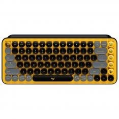 Teclado logitech pop keys blast yellow