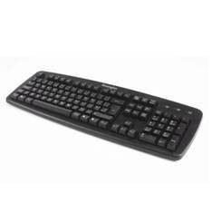 Teclado kensington 1500109es negro con cable