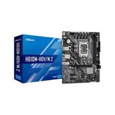 Placa base asrock 1700 h610m - hdv m.2