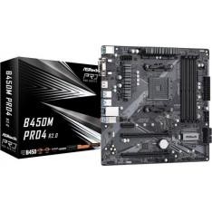 Placa base asrock am4 b450m pro4