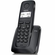 Telefono fijo inalambrico gigaset a116 negro