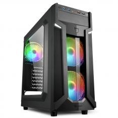 Caja atx sharkoon vg6 - w rgb 2xusb3.0