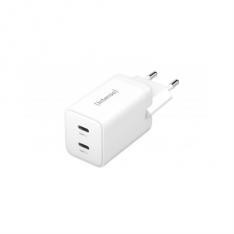 Cargador pared intenso gan w40cc 2xusb - c