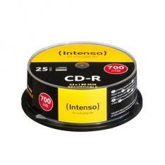 Tarrina cd - r virgenes intenso 700mb 80