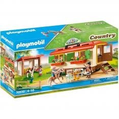 Playmobil caravana campamento ponis