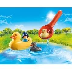 Playmobil aqua 1.2.3 familia patitos