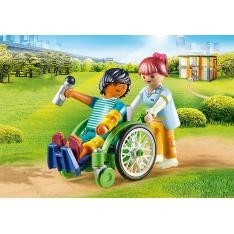 Playmobil ciudad hospital -  paciente en