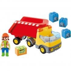 Playmobil 1.2.3 camion construccion