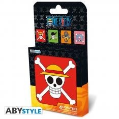 Set 4 posavasos one piece -