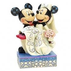 Figura enesco disney mickey & minnie