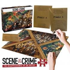 Juego mesa puzzle escena del crimen