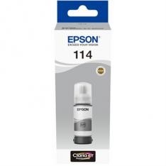 Botella tinta epson ecotank 114 gris