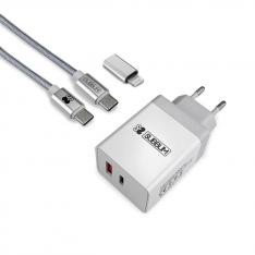 Cargador pared subblim subchg - 3wpd10 25w usb