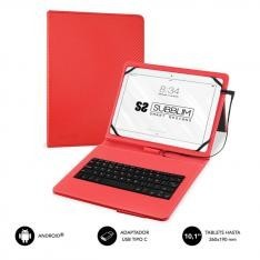 Funda + teclado subblim keytab pro