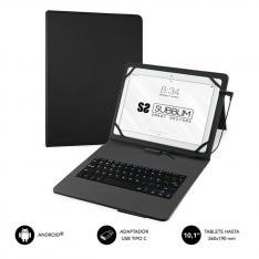 Funda + teclado subblim tablet 10.1pulgadas