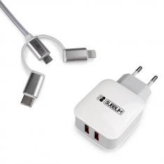 Cargador pared subblim 12w usb tipo