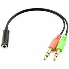 Cable - adaptador bifurcador mini jack 3.5 mm