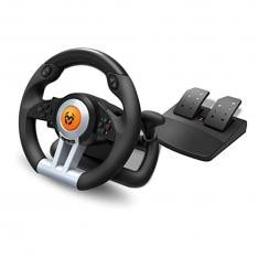Volante krom k - wheel gaming pc ps3