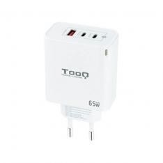 Cargador pared tooq triple 2xusb - c +