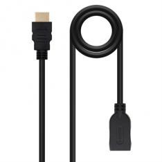 Cable hdmi 2.0 nanocable 2m macho - hembra