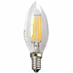 Bombilla led silver electronic filamento transparente