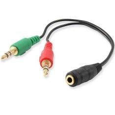 Cable adaptador audio ewent jack 3.5mm